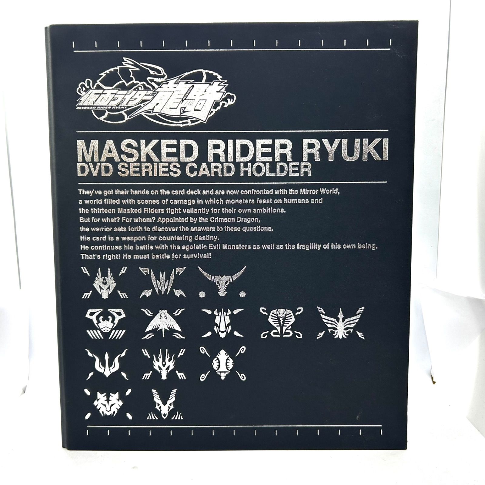 BANDAI - 仮面ライダー龍騎DVD全15巻　特典カードホルダー　カード多数 仮面ライダー龍騎DVD全15巻 特典カードホルダー カード多数
