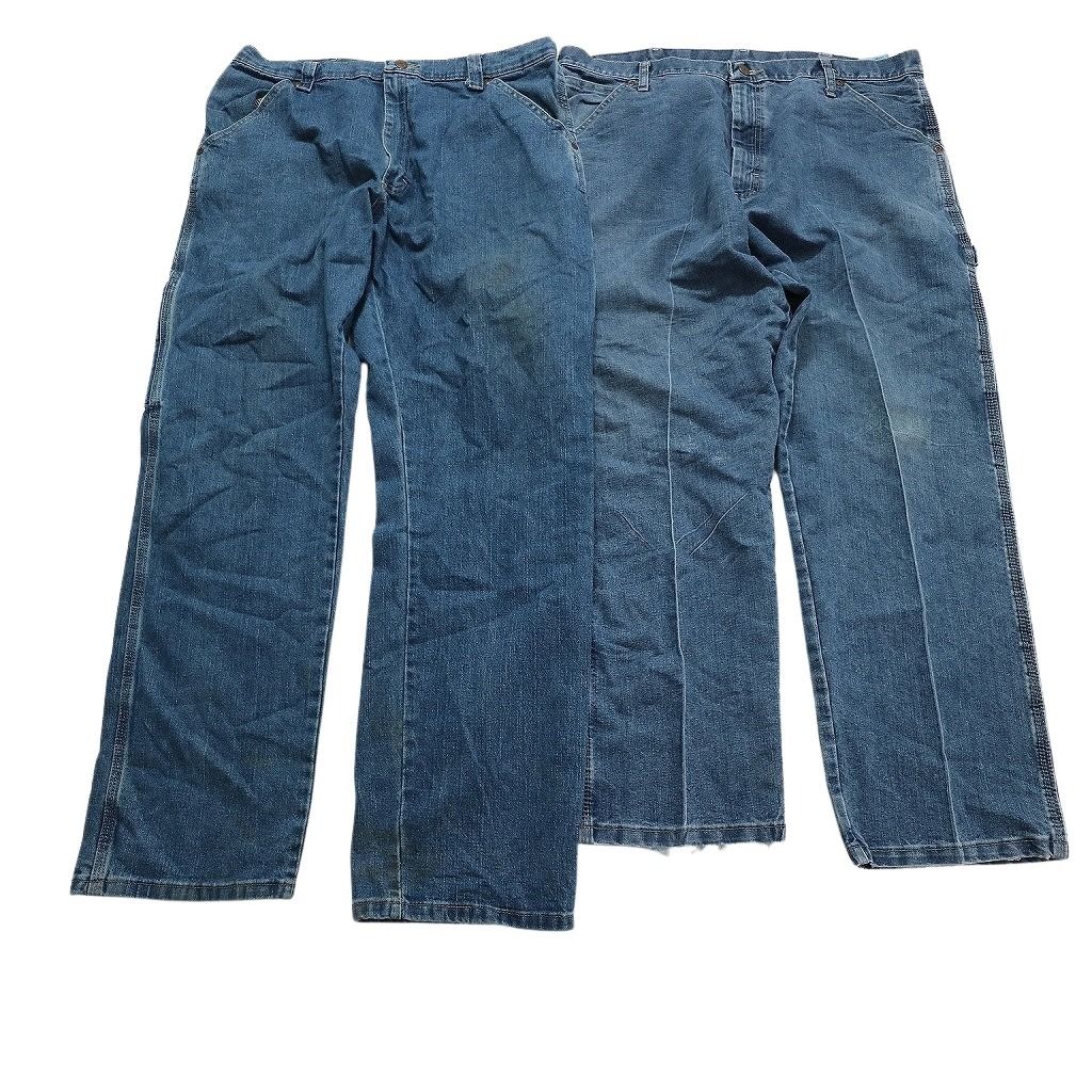 古着卸 まとめ売り デニム・ペインターパンツMIX 7枚セット (メンズ 34