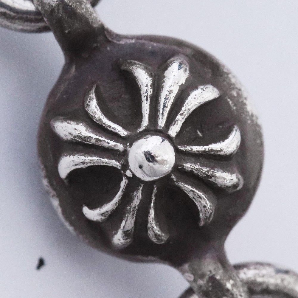 CHROME HEARTS クロスボールブレスレット #2 10リンク シルバー - メルカリ