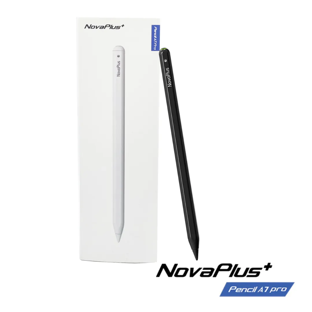 【Nova plus⁺ A7 Pro】iPad専用スタイラスペン タッチペン マグネット充電 高感度 低遅延 Apple製品と互換性あり  パームリジェクション機能 傾き検知機能 ペンシルジェスチャ機能 最大12時間連続使用可能