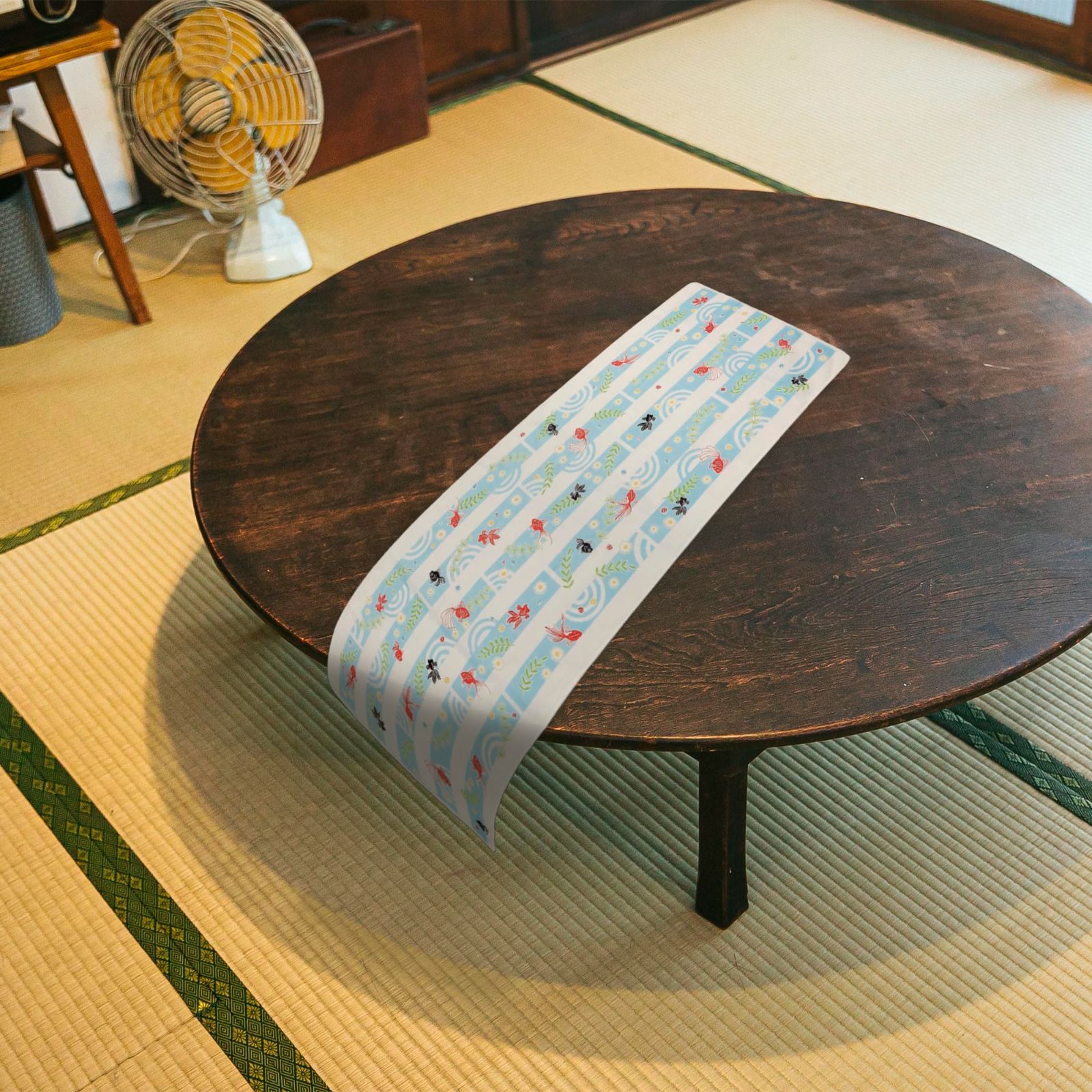  ふくこい ふんわり二重ガーゼ手拭い 金魚 約32 89 cm 手ぬぐい タオル