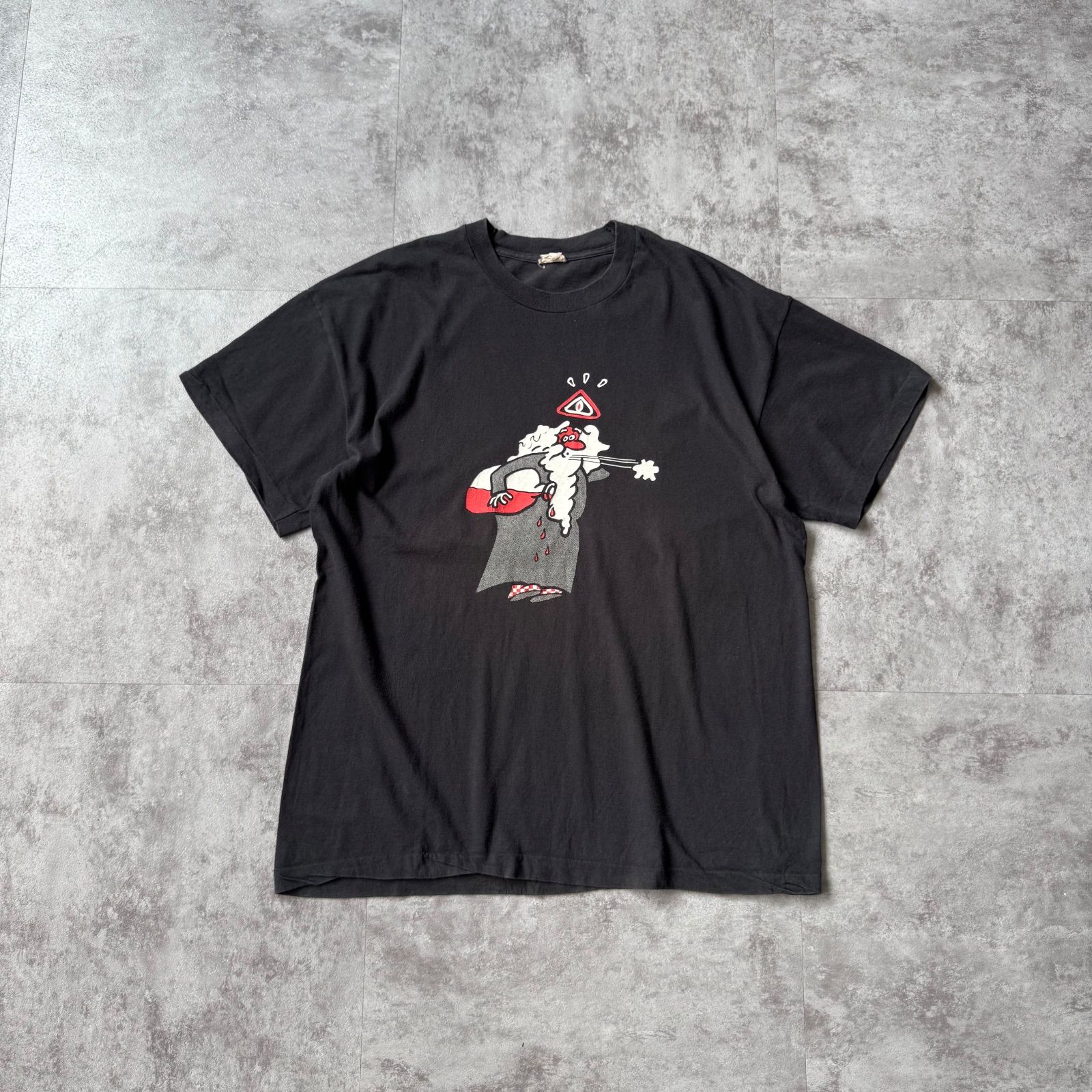 希少 80s SCREEN STARS Tシャツ XL シングルステッチ 襤褸 1980's〜 