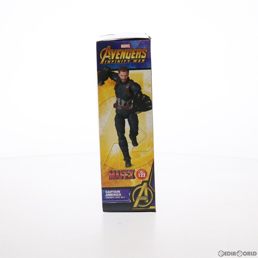 【未開封】 MAFEX No.122 キャプテンアメリカ インフィニティウォー Box Defect Medicom Toy Mafex No.122 Captain America Infinity