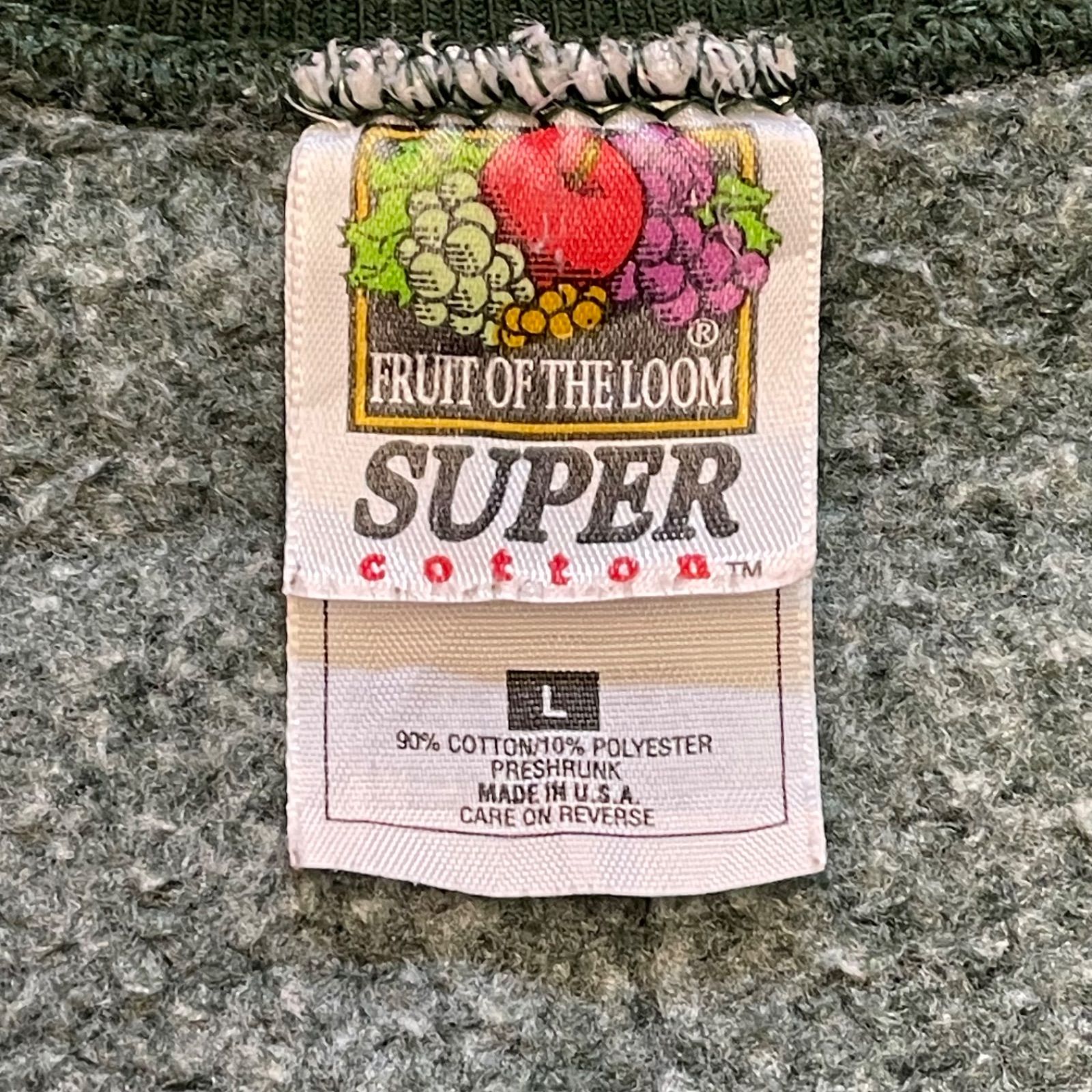 # FRUIT OF THE LOOM 90's トップス　トレーナー FRUIT OF THE LOOM - 古着 90年代 フルーツオブザルーム FRUIT