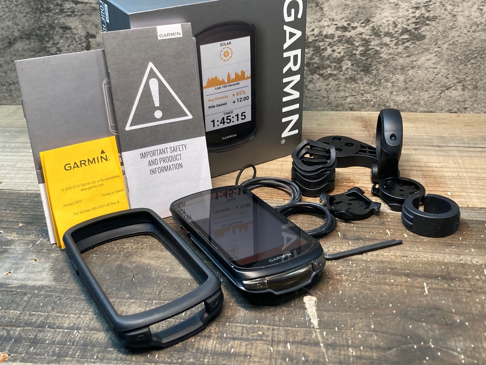 IO469 ガーミン GARMIN エッジ EDGE 1040 SOLAR サイクルコンピューター 動作 済