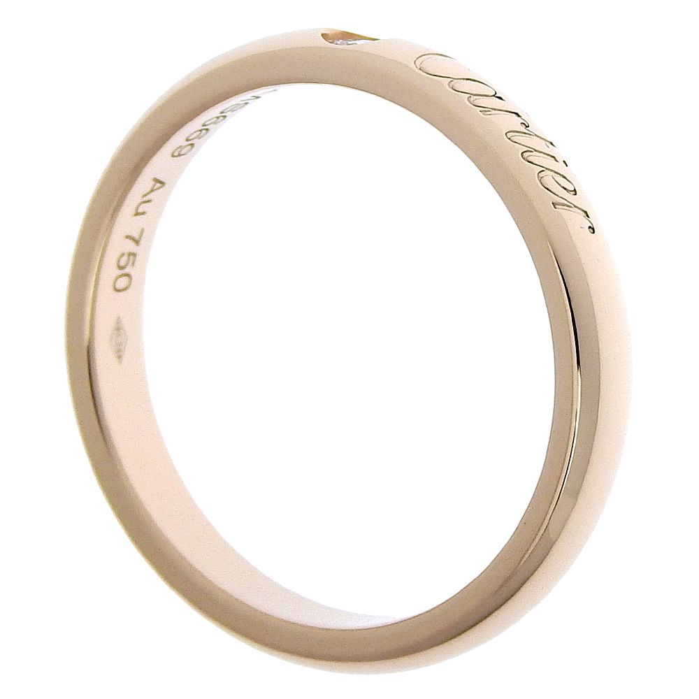 Cartire Cドゥカルティエ ウエディング リング ピンクゴールド 8号 C DE CARTIER Cartierカルティエ Cドゥ エングレーブド