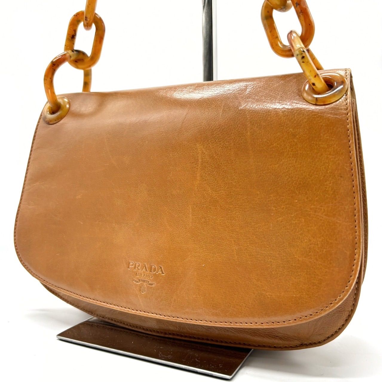 ✨良品✨ PRADA プラダ ショルダーバッグ トートバッグ フラップ 