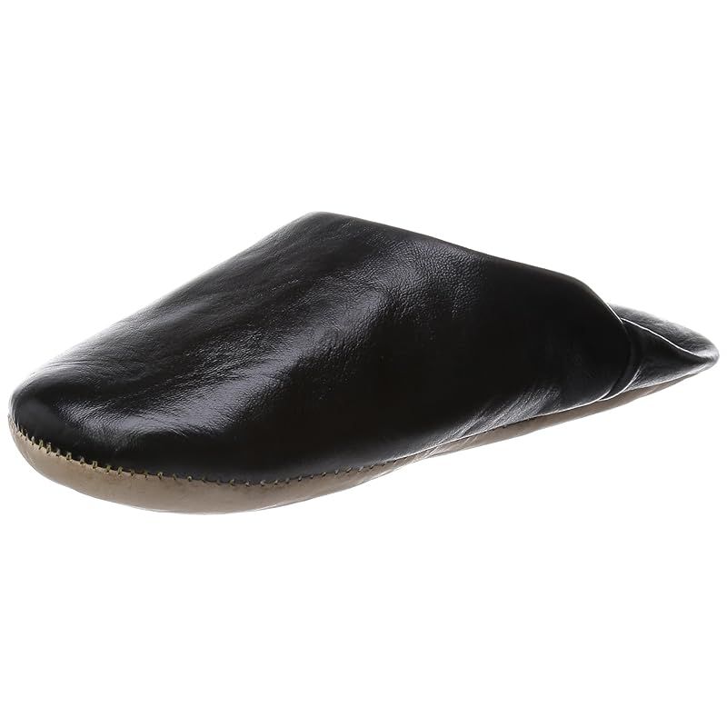 [ファティマモロッコ] バブーシュ シンプルバブーシュ LFM011 ブラック JP L(24cm) バブーシュ シンプルバブーシュ LFM011 レディースFatima Morocco(ファティマモロッコ)シンプル ファティマハンド刺繍