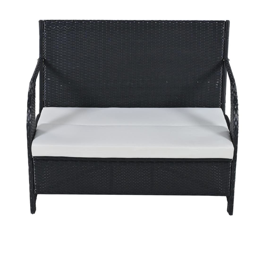 ガーデン テーブル セット ガーデンソファ 2way ラタン調 ガーデン