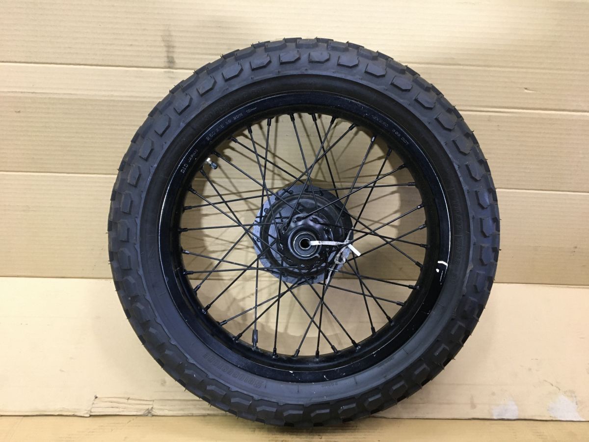 YAMAHA TW200E 2JL フロントホイール レストア 組み換え 流用