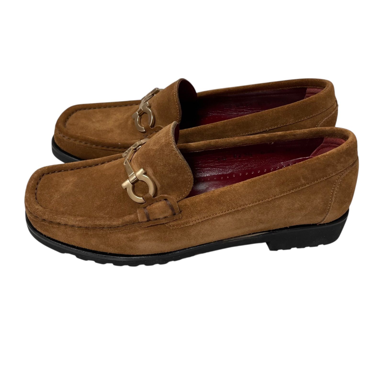 美品】ferragamo ローファー ブラウン 極美品【Salvatore Ferragamo