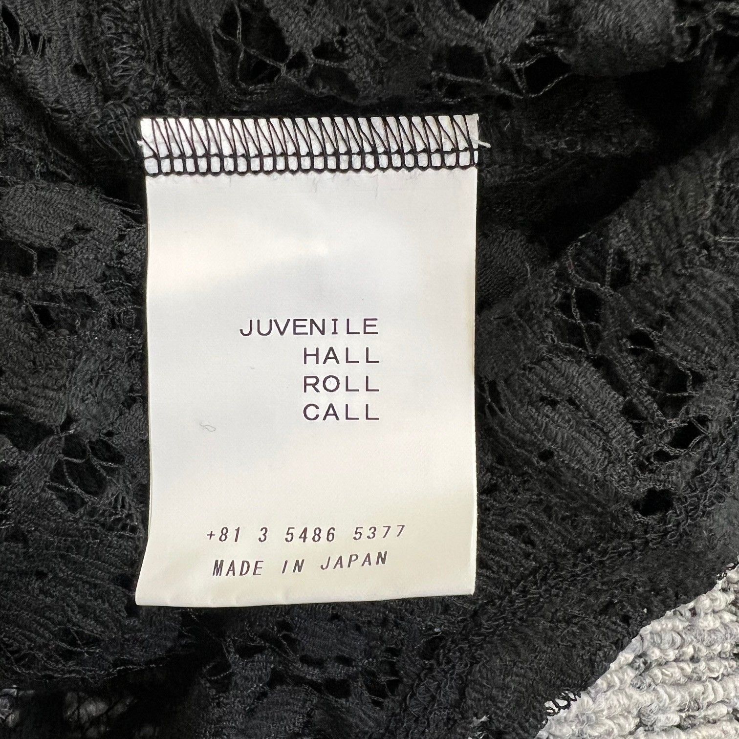 参考上代35200円 未使用品 JUVENILE HALL ROLLCALL 24AW プル 参考上代35200円 未使用品 JUVENILE HALL ROLLCALL 24AW プル