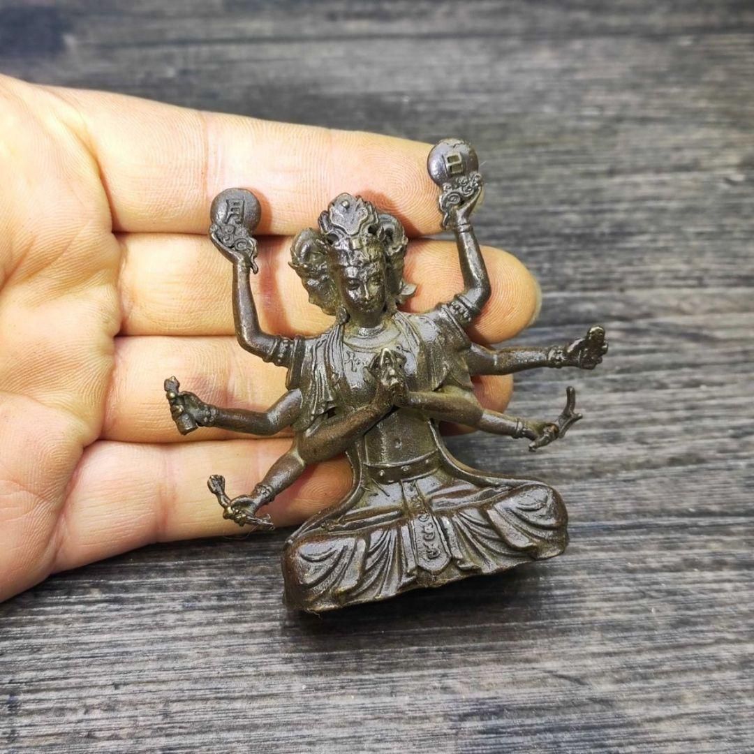 鉄器 仏像 菩提達磨祖師仏像 仏堂奉納 工芸品 置物 達磨大師 木彫り