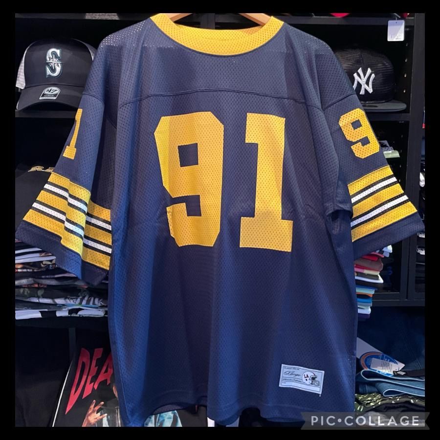 XLARGE GAME SHIRT NAVY Lサイズ - メルカリ