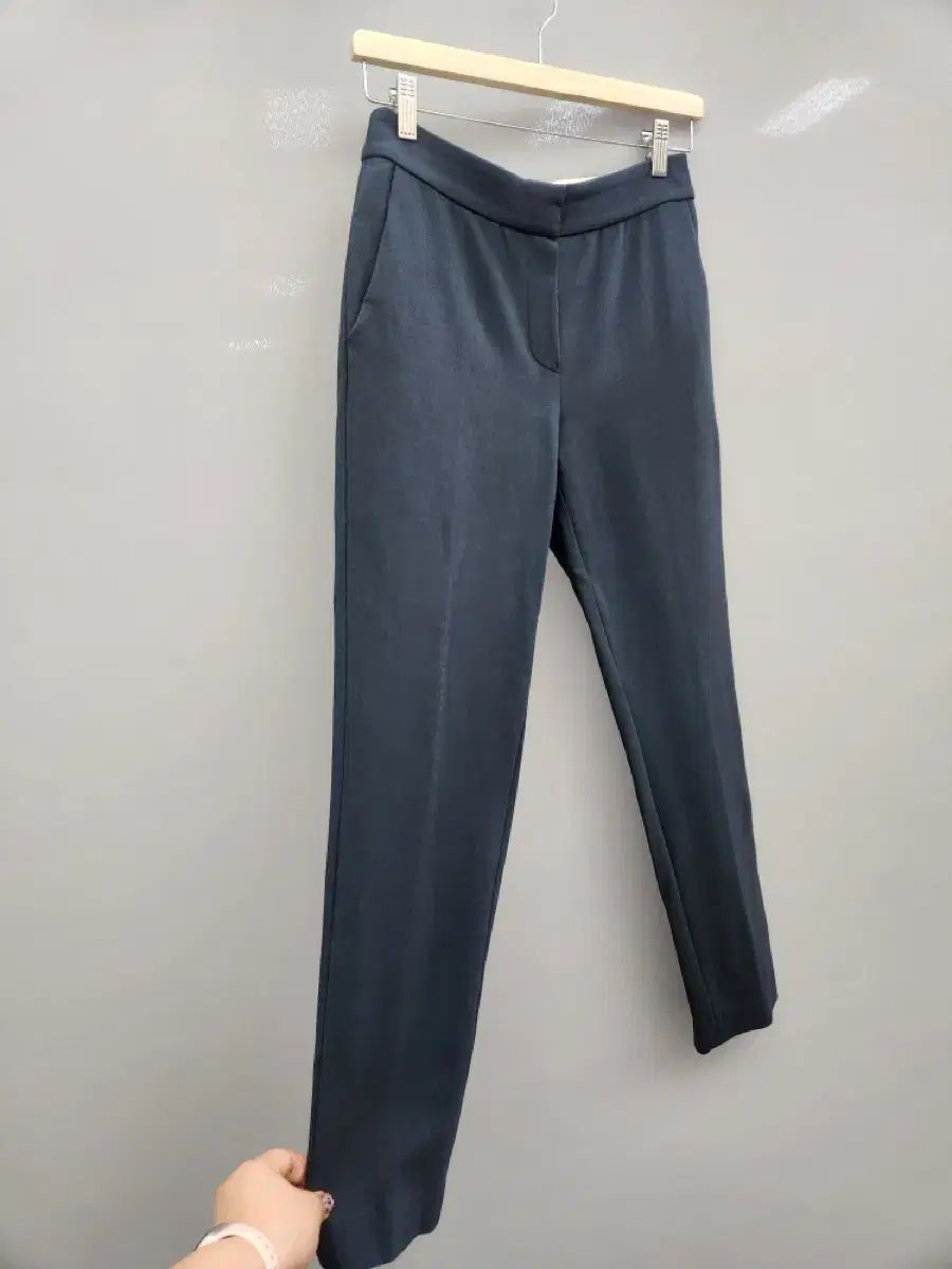 ハンサム LANVIN ネイビー スラックス ズボン