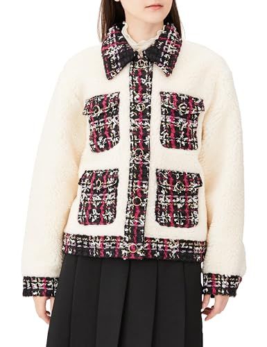 グレースコンチネンタル 2025AW ﾂｲｰﾄﾞｺﾝﾋﾞﾎﾞｱｼﾞｬｹｯﾄ レディース 02 ｷﾅﾘ