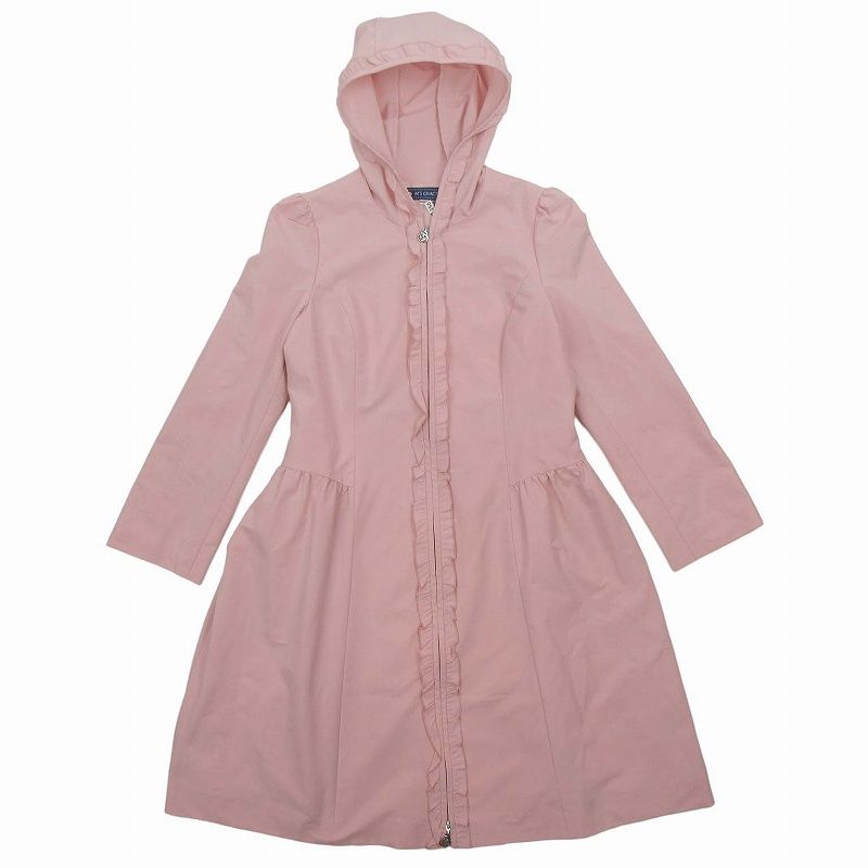 美品 エムズグレイシー M'S GRACY フリル パーカー コート ジャケット