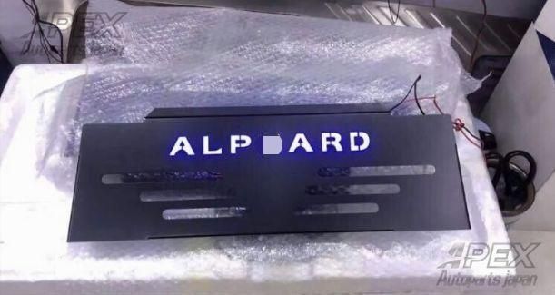 アルファード ヴェルファイア 30系 LED シートバックキックガード 足元照明 内装