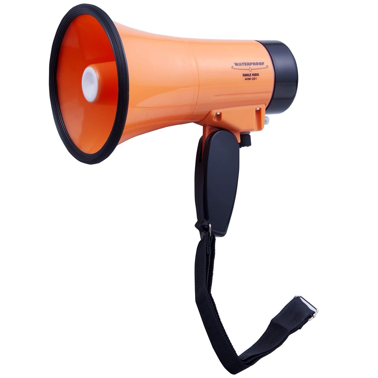 旭電機化成 Asahi Denki Kasei 防雨 ハンドメガホン AHM-201 オレンジ 径14×長さ20.5×把手部11cm