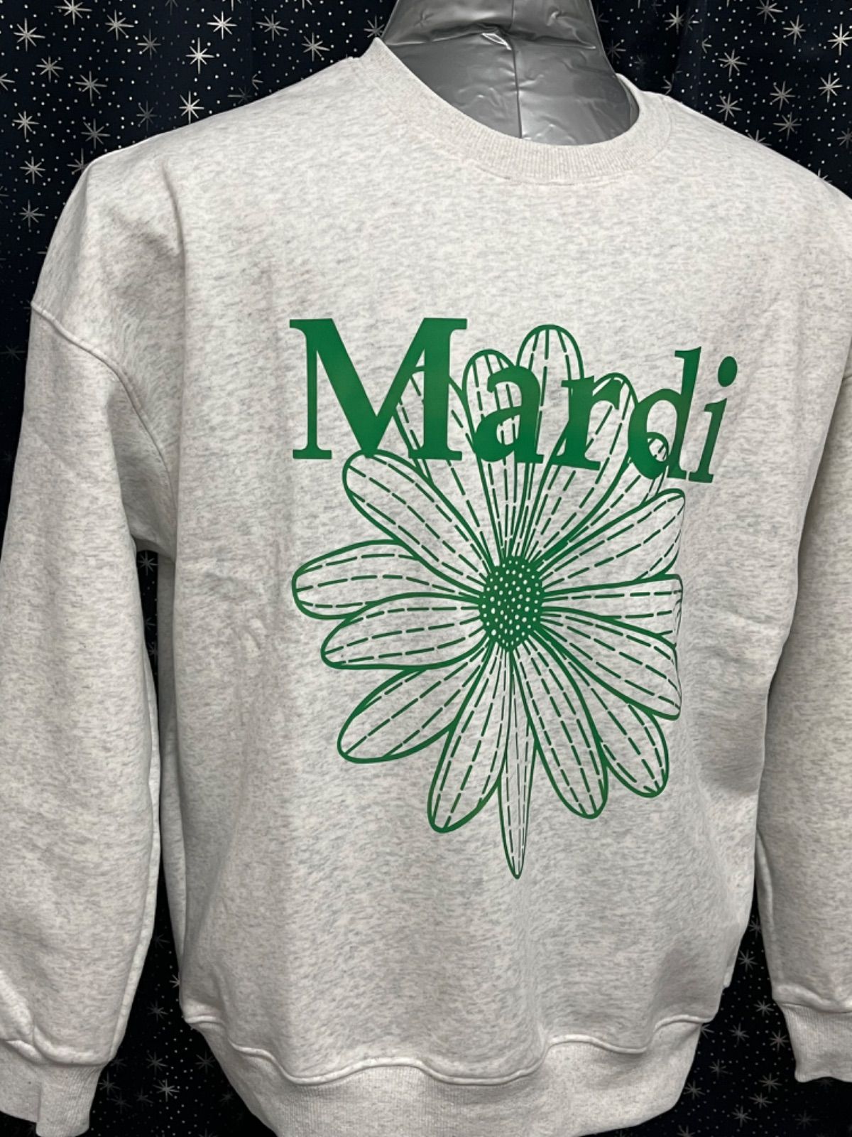未使用　マルディメクルディ スウェット 中古・古着通販】Mardi Mercredi (マルディメクルディ) フラワー