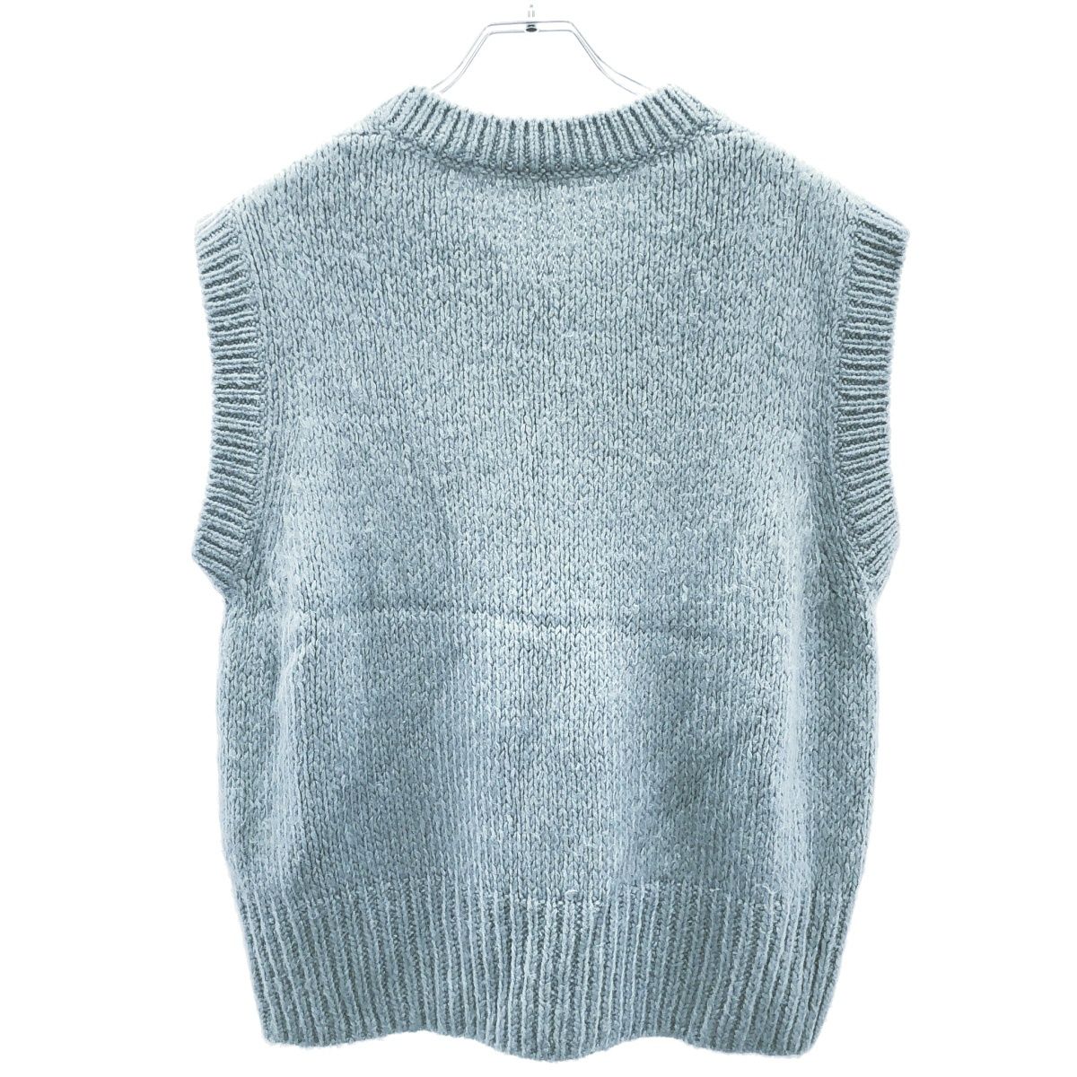 BLAMINK ブラミンク シルクVネックニットベスト 7918-106-0111 ライト