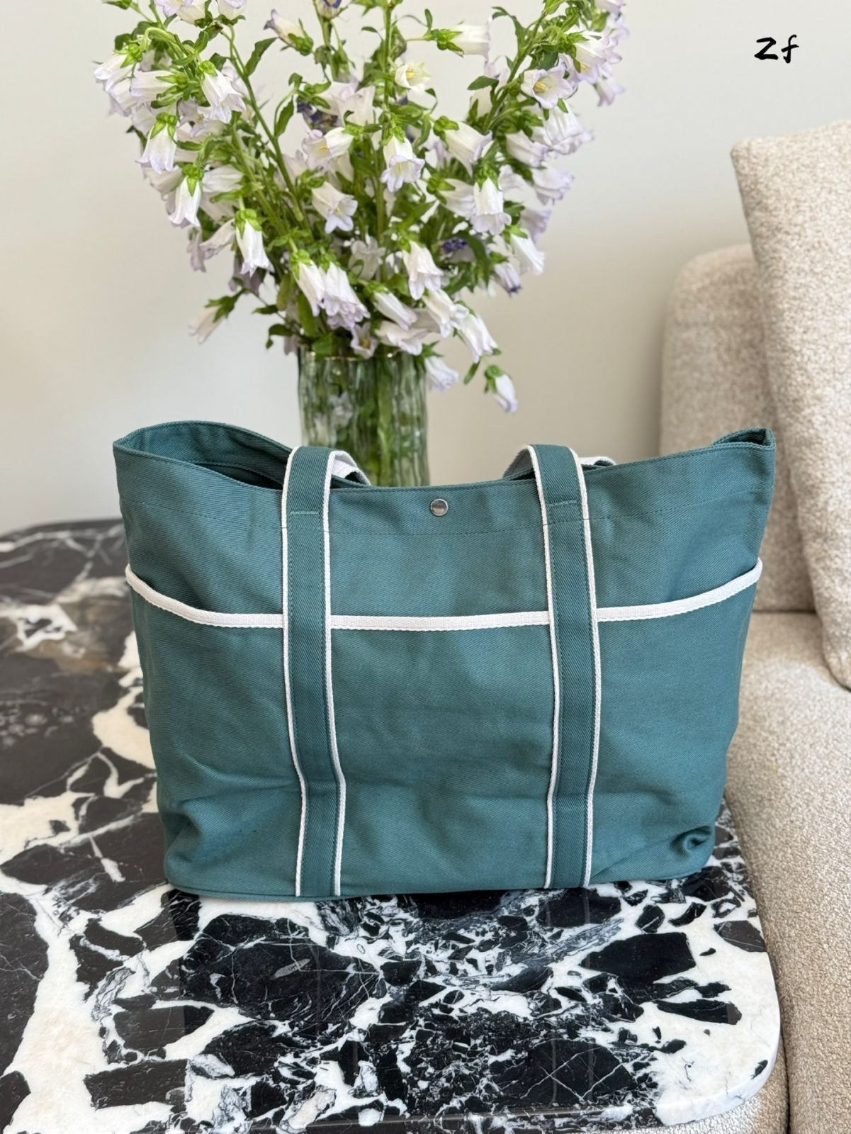 【lululemon】男女兼用☆Daily Multi-Pocket☆キャンバストート Daily Multi-Pocket Canvas Tote Bag 20L *Collegiate, NATURAL