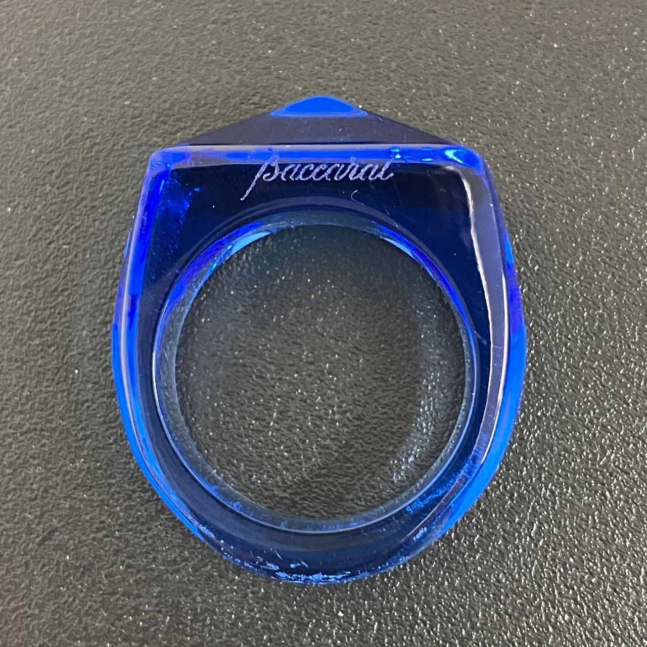NG ☆S328-I58-3238 Baccarat バカラ クリスタル リング 指輪 クリア