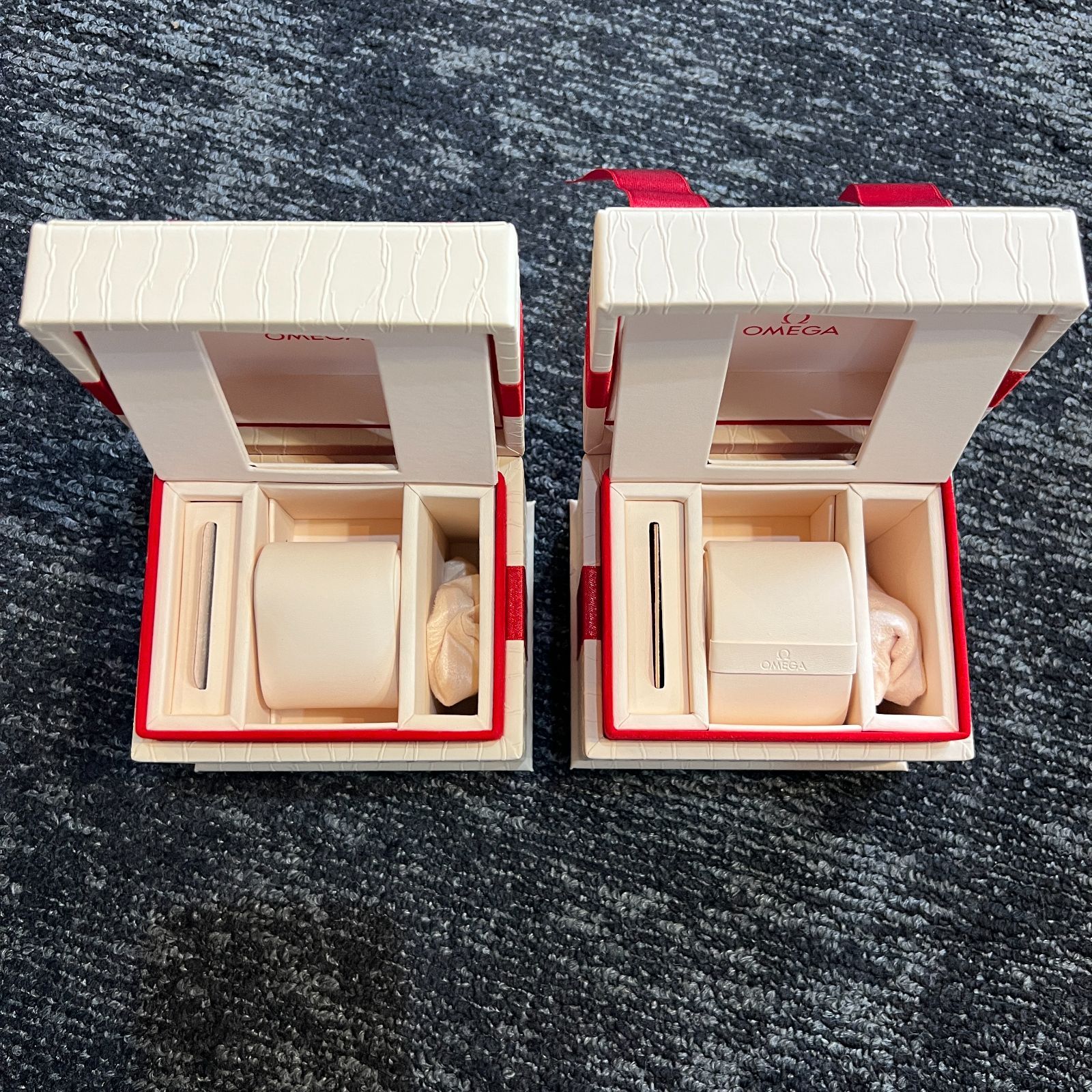 オメガ 時計ケース空箱 OMEGA オメガ 時計 ケース 空箱 BOX 外箱付 グレー