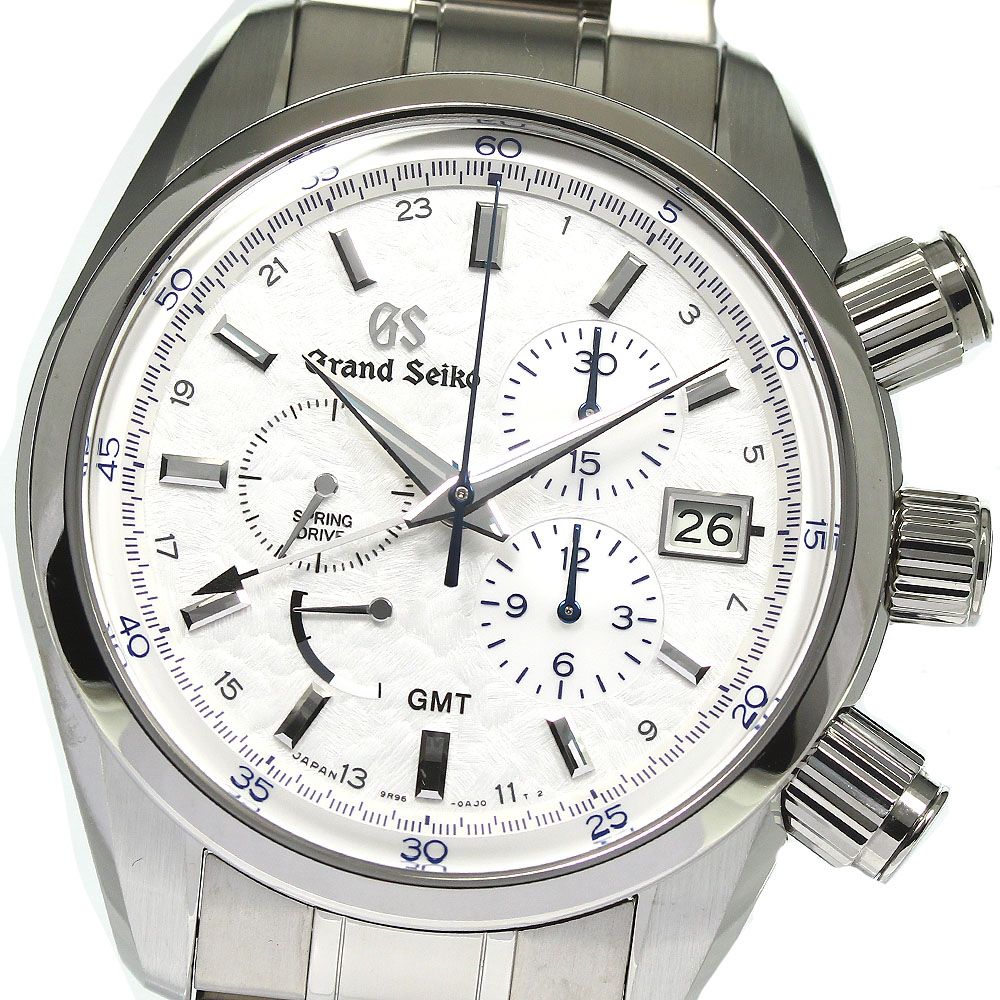 セイコー SEIKO SBGC247/9R96-0AP0 グランドセイコー クロノグラフ 15周年記念限定モデル スプリングドライブ メンズ美品箱・保証書付き_759077