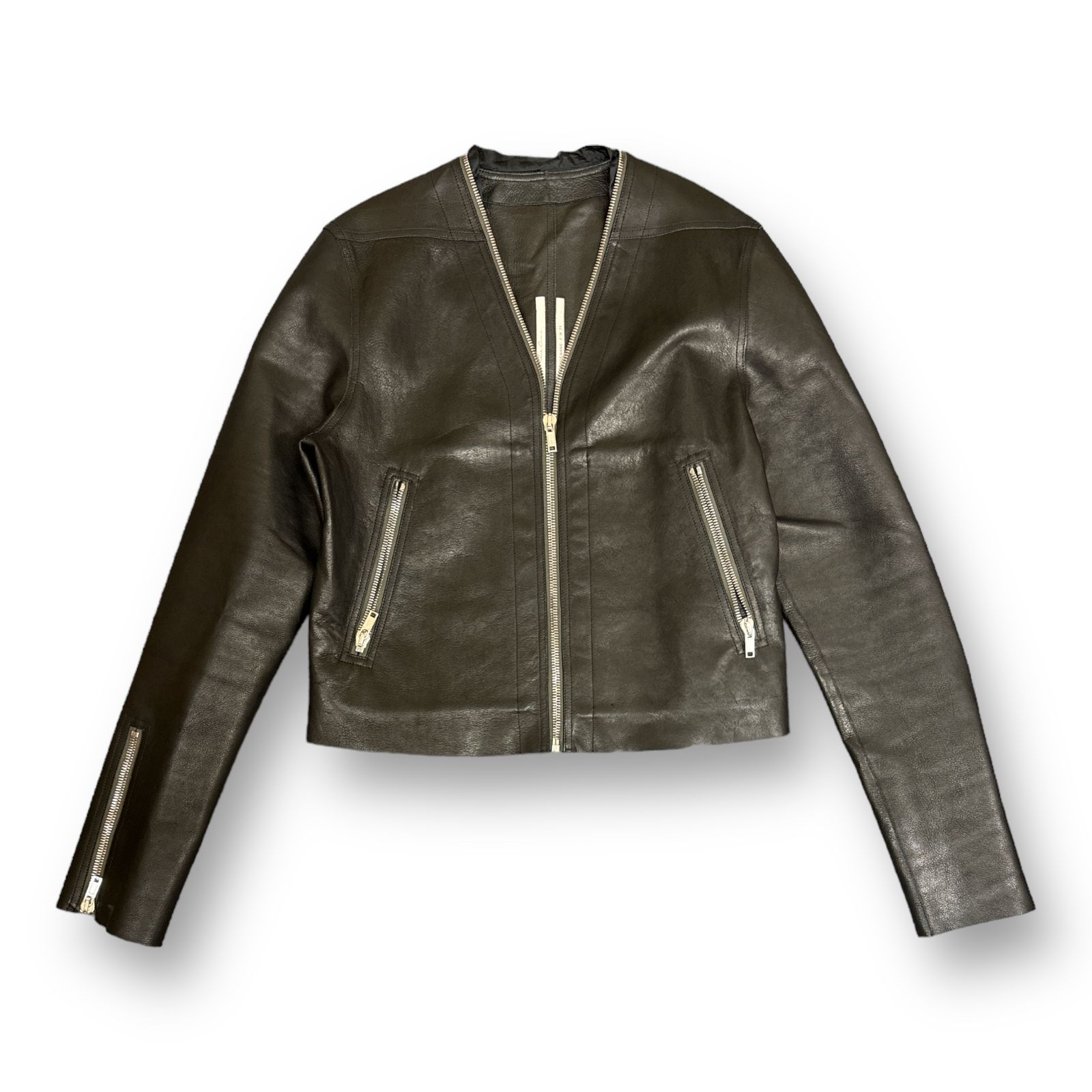 Rick Owens 21AW LARRY LEATHER SHIRT ラリーレザーシャツ ジャケット