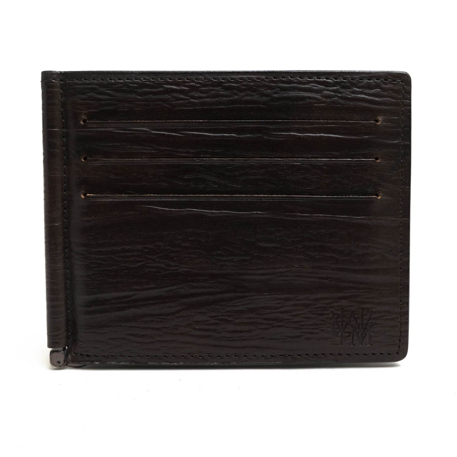 ココマイスター COCOMEISTER 財布 ウォレット メンズ 男性 男性用 レザー 革 本革 ダークブラウン 茶 ブラウン Ghost Town Bottom Ash ゴーストタウン ボトムアッシュ マネークリップ 小銭入れなし 札入れ 二つ折り