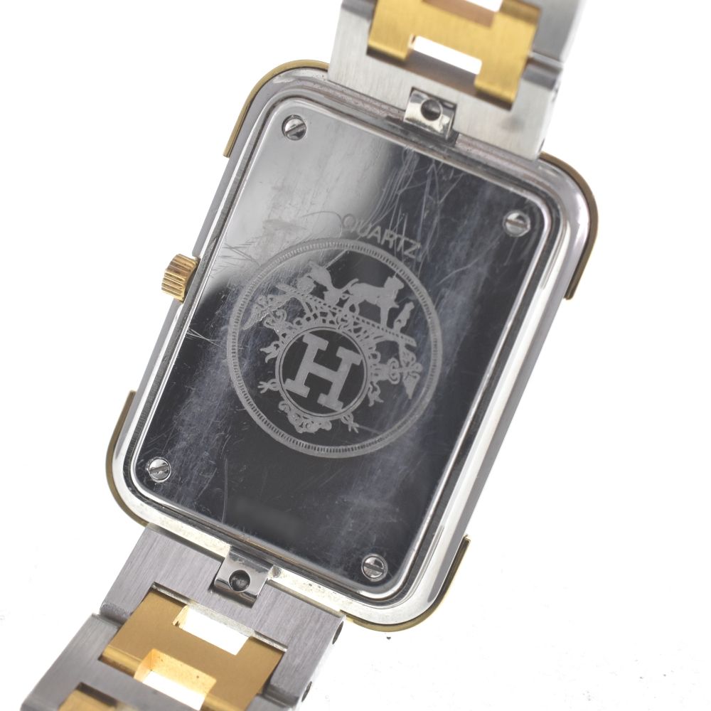 エルメス HERMES CR1.220 クロアジュール SS/GP クォーツ レディース