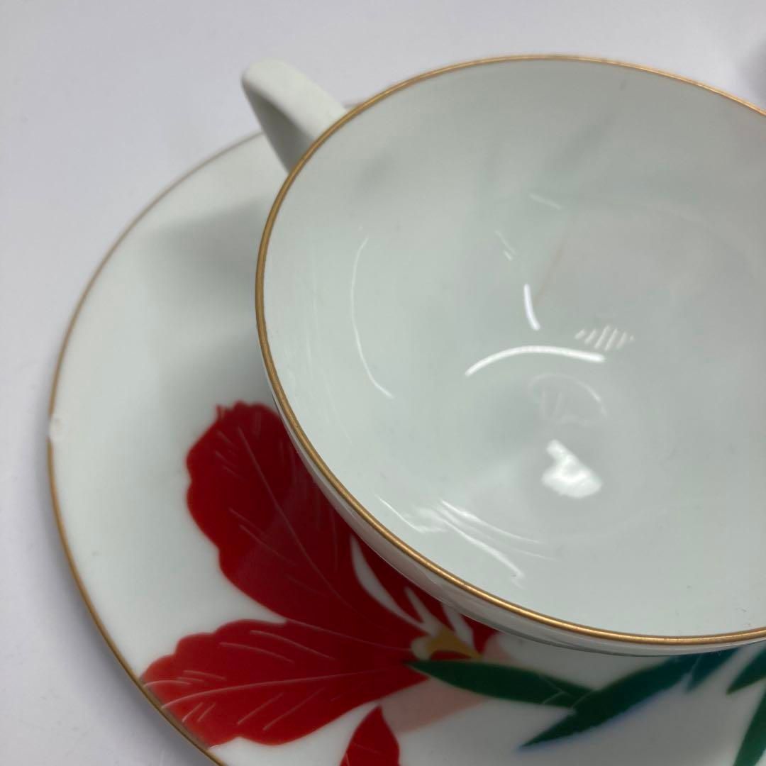 アンティーク 香蘭社 花図 カップ-ソーサー6客 トヒチ 東さ5-0730 WWW_NOITHATQUANGTHANH_NET