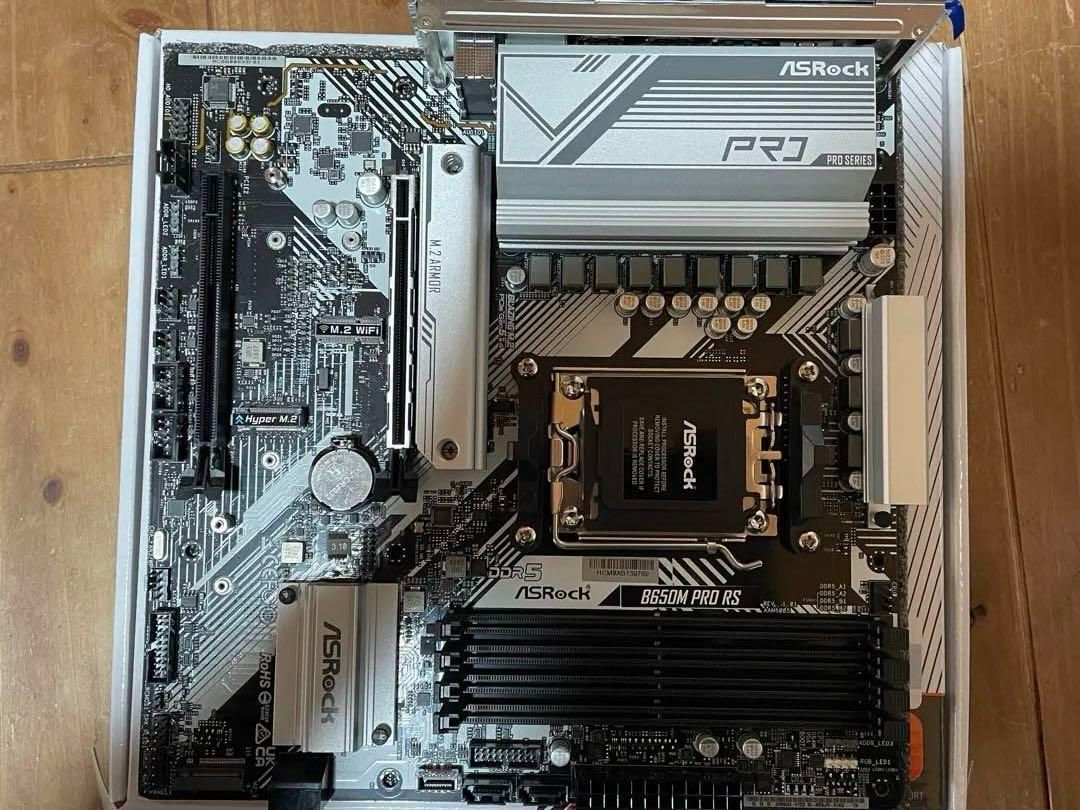 ASRock マザーボード B650M Pro RS AMD Ryzen 7000 シリーズ CPU対応