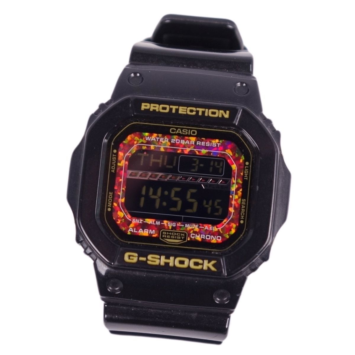 美品 カシオ Gショック CASIO G-SHOCK GLS-5600KL 3178 ST Reflex Dial Series リフレックスダイヤルシリーズ ストップウォッチ 時計 ウォッチ メンズ ブラック 美品 カシオ Gショック CASIO G-SHOCK GLS-5600KL 3178 ST Reflex Dial