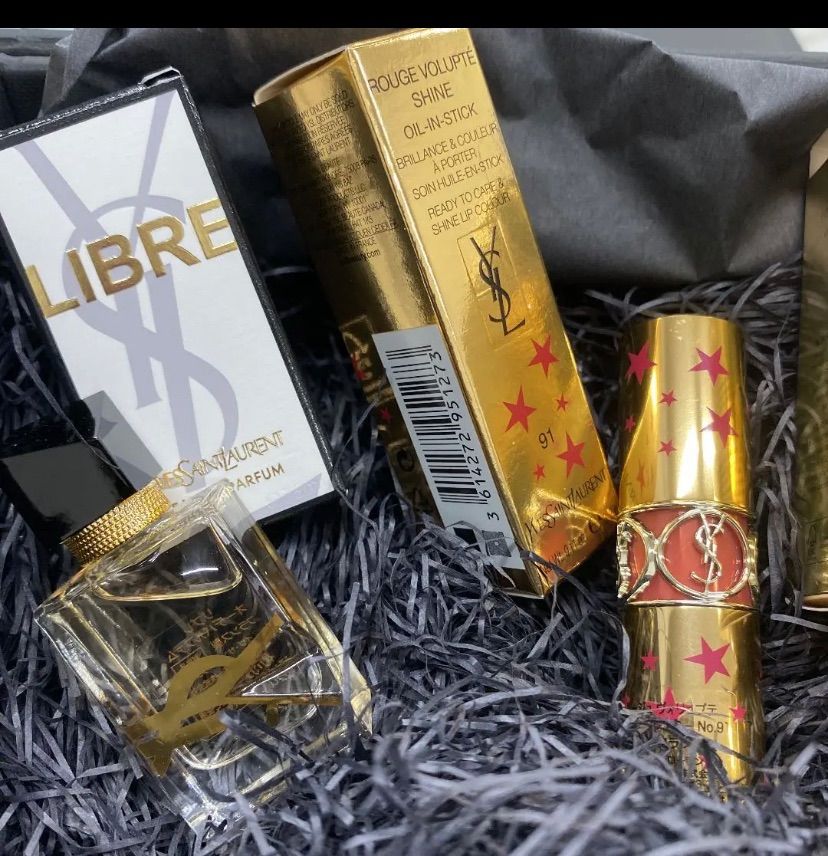 YSLギフトBOX ファンデーション 口紅 香水 YSLギフトセット - さー