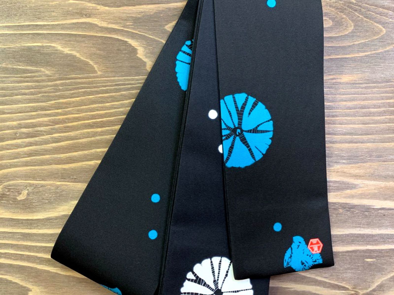 着物三河 巻上げ絞り風 角帯 長さ400cm ♥品