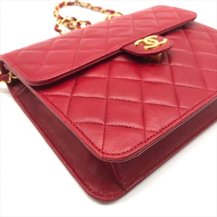 美品 CHANEL シャネル ココマーク マトラッセ チェーン ショルダー