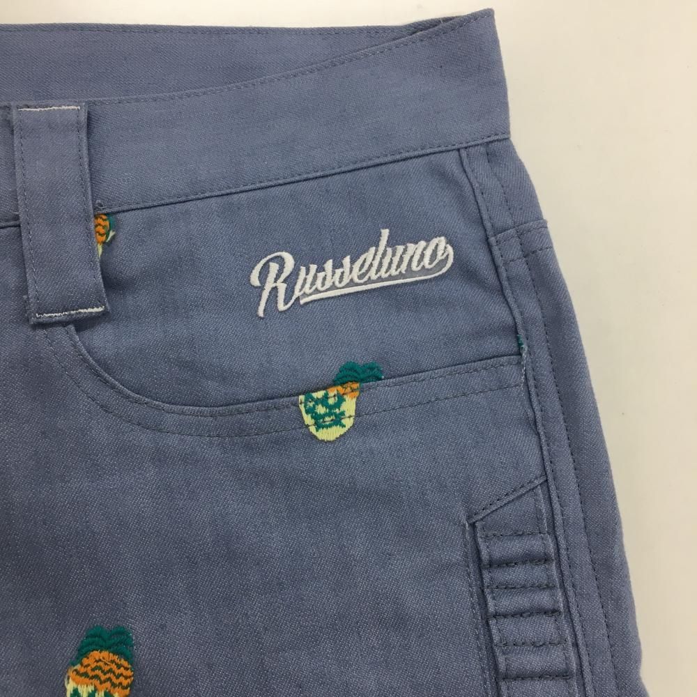 PEARLY GATES - 専用 極美品 ラッセルノ RUSSELUNO パンツ サイズ5 ルチャ ☆特価☆【美品】ラッセルノ パンツ ライトブルー系×イエロー