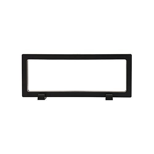 23*9_ブラック Mikankawa ディスプレイケース フィルム展示フレーム 周辺グッズ 保護 収納 コレクション バッジ ジュエリー 標本 ホルダー (23*9, ブラック)