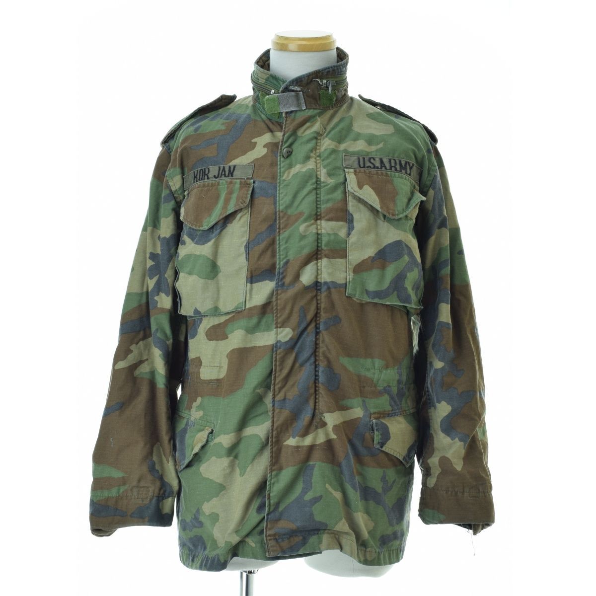 USARMY】80s M-65 M65 ウッドランドカモフィールドジャケット - メルカリ