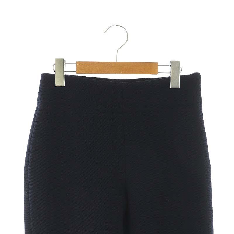ジルサンダー JIL SANDER ウールフレアパンツ 32 紺 ネイビー