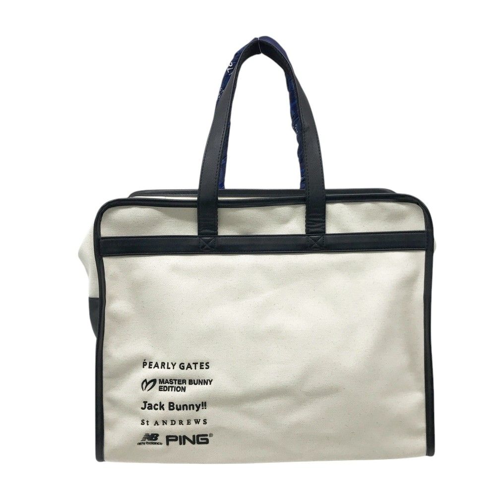 PEARLY GATES 【新品】パーリーゲイツ カートバッグ ベージュ×黒
