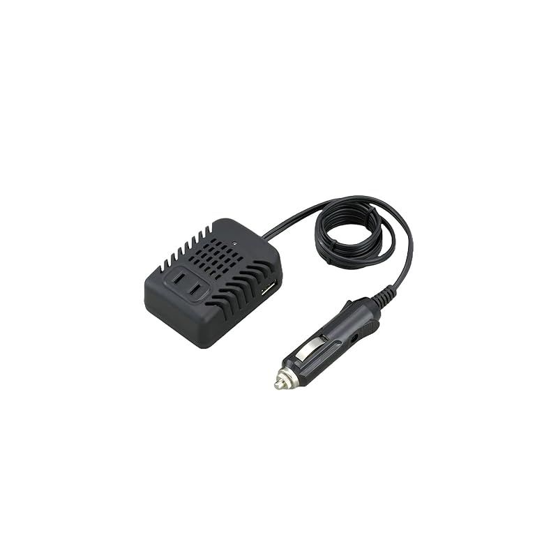 バル(BAL) 車で家庭用コンセントが使えるカーコンセントDC/ACインバーター 30W No.1760