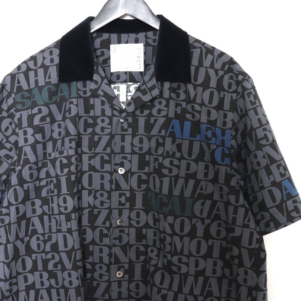 sacai 半袖シャツ 楽天市場】【中古】sacaiMatte Taffeta Shirt 半袖シャツ 24