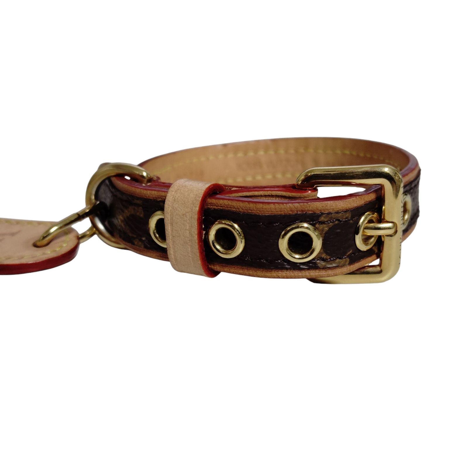 【未使用品】LOUIS VUITTON モノグラム　ドッグ　首輪 Amazon | ルイヴィトン 首輪 M80340 モノグラム ドッグ・カラー