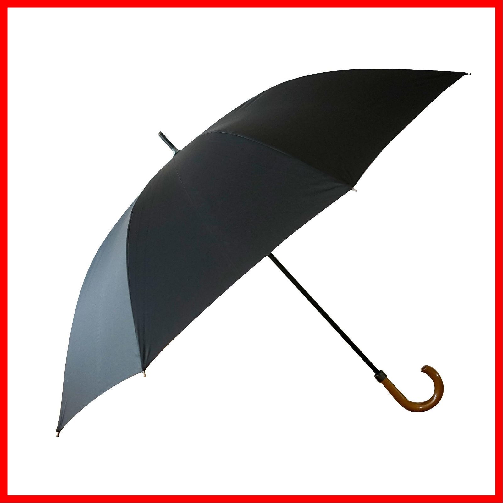 【在庫セール】大きい 大判70cm 超軽量カーボン 無地 長傘 手開き テフロン加工 メンズ 重さ約300ｇ 傘 紳士用 小宮商店 大判70