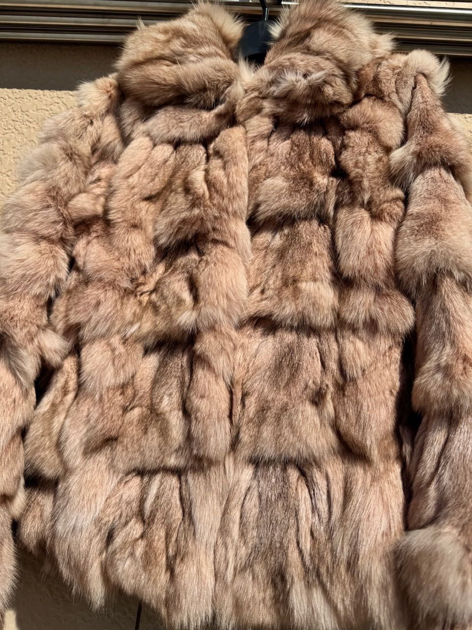 エポレーヌ ブルーフォックスコート 高級 etienne エティエンヌ 毛皮