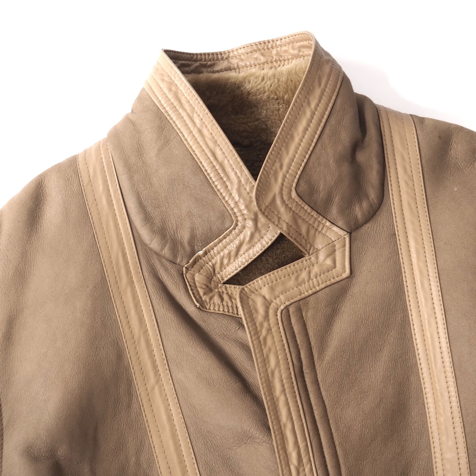 LUCIANO BARBERA ルチアーノバルベラ カシミヤ レザーシャツ