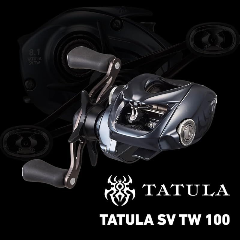 Daiwa Tatula100ベイトリール 6.3:1 ブラック ダイワ タトゥーラ TW